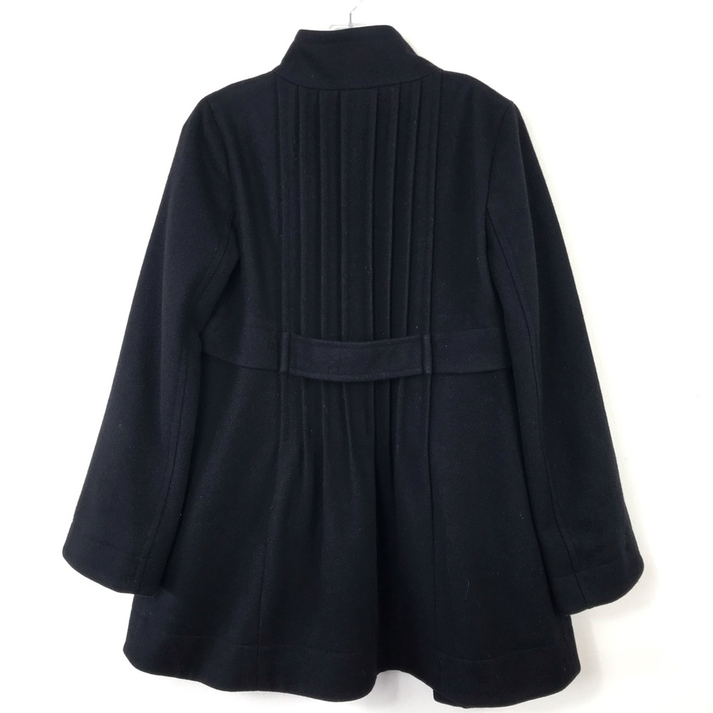❤️ Theory Loris W Manning Wool Coat Jacket Black S - Picture 13 of 16